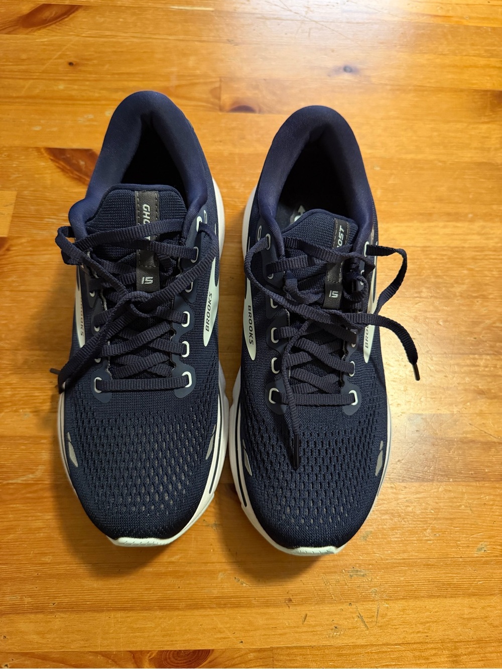 Brooks Men’s Athletic Running Shoes in Navy and White